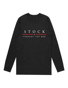 Red Line Long Sleeve - Youth in Black