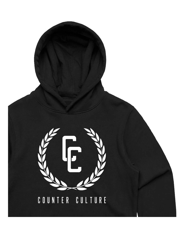 Garland Logo Hoodie - Youth in Black image 3