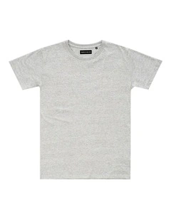 Absent Tee - Youth in Marle Grey