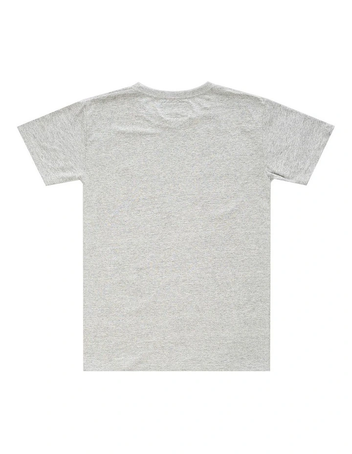 Absent Tee - Youth in Marle Grey image 2