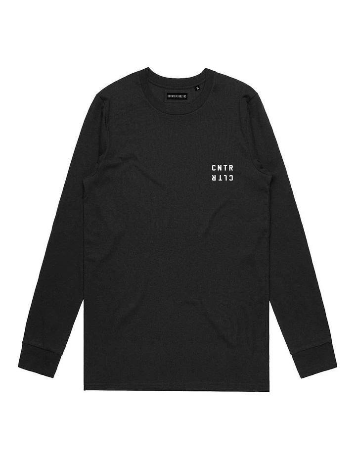 Geo Long Sleeve - Youth in Black image 1