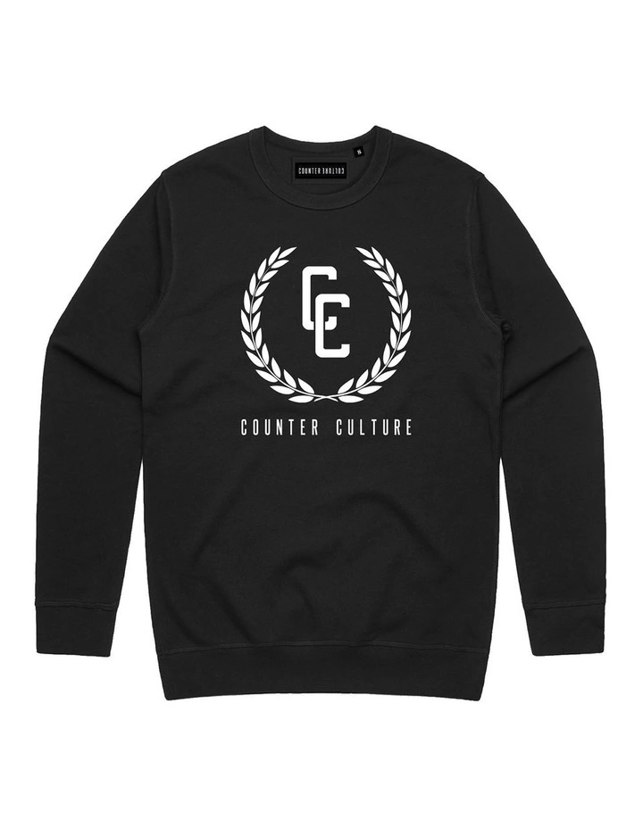 Garland Logo Crewneck - Youth in Black image 1