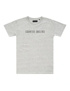 Atlas Tee - Youth in Marle Grey