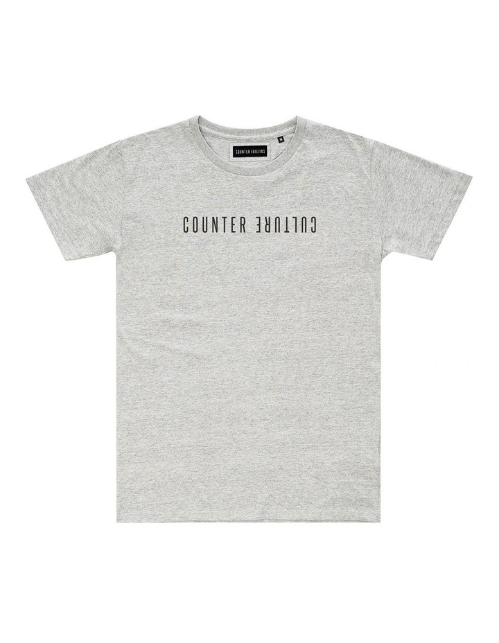 Atlas Tee - Youth in Marle Grey image 1