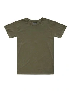 Absent Tee - Youth in Olive