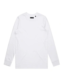 Weekender Long Sleeve - Youth in White