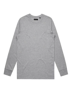Absent Long Sleeve - Youth in Marle Grey