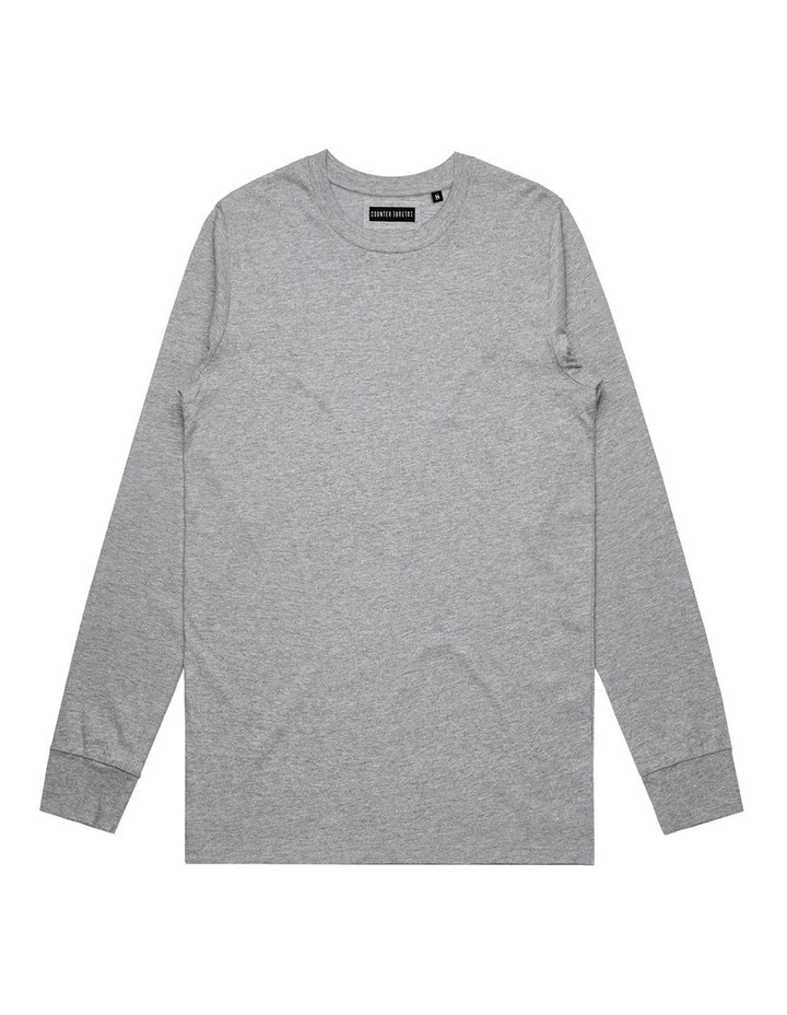 Absent Long Sleeve - Youth in Marle Grey image 1