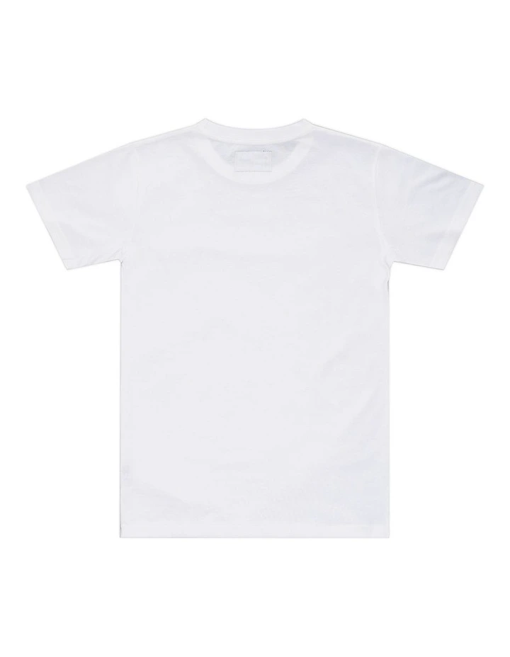 Absent Tee - Youth in White image 2