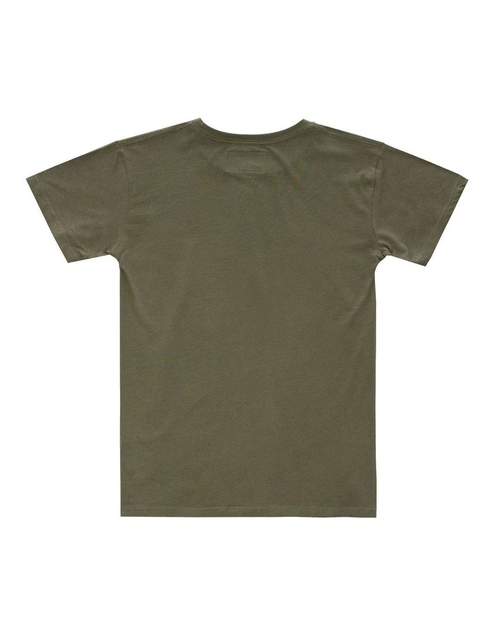 Atlas Tee - Youth in Olive image 2
