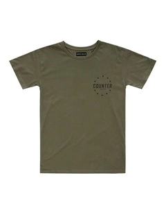 Polaris Tee - Youth in Olive