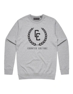 Garland Logo Crewneck - Youth in Grey