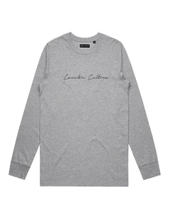 Autograph Rise Long Sleeve - Youth in Marle Grey