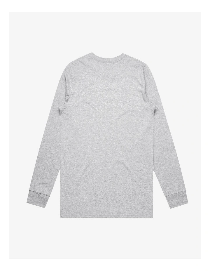 Geo Long Sleeve - Youth in Marle Grey image 2