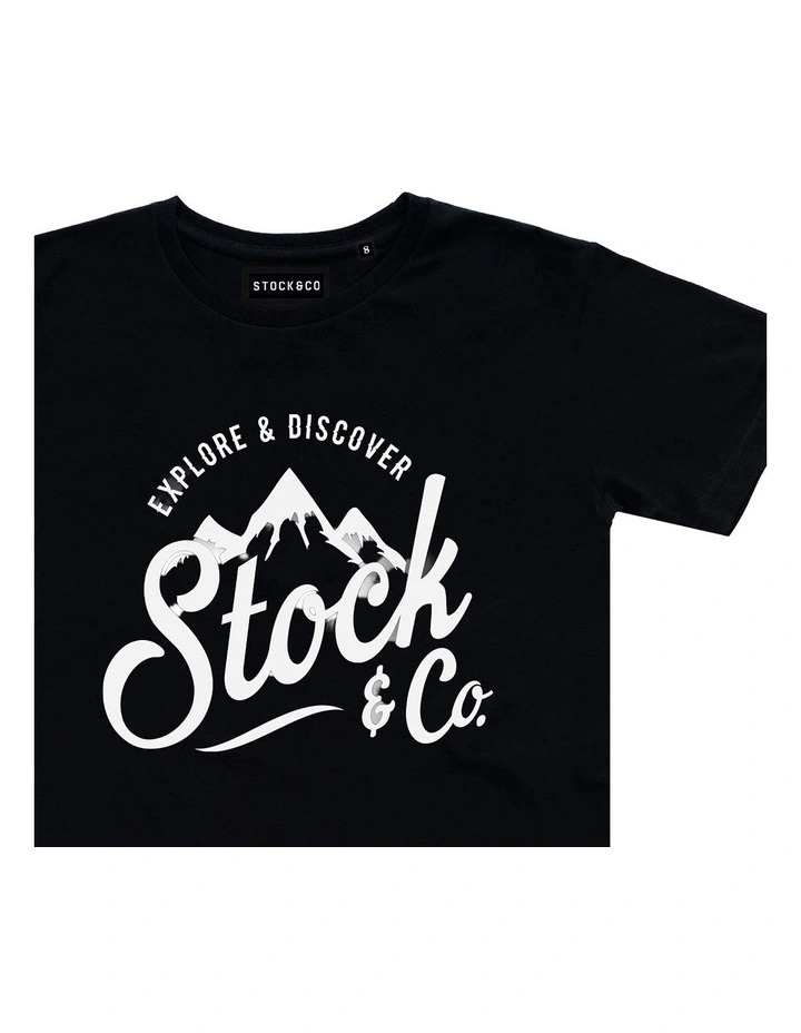 Original Explorer Tee - Youth in Black image 3