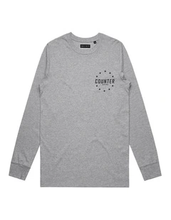 Polaris Long Sleeve - Youth in Marle Grey
