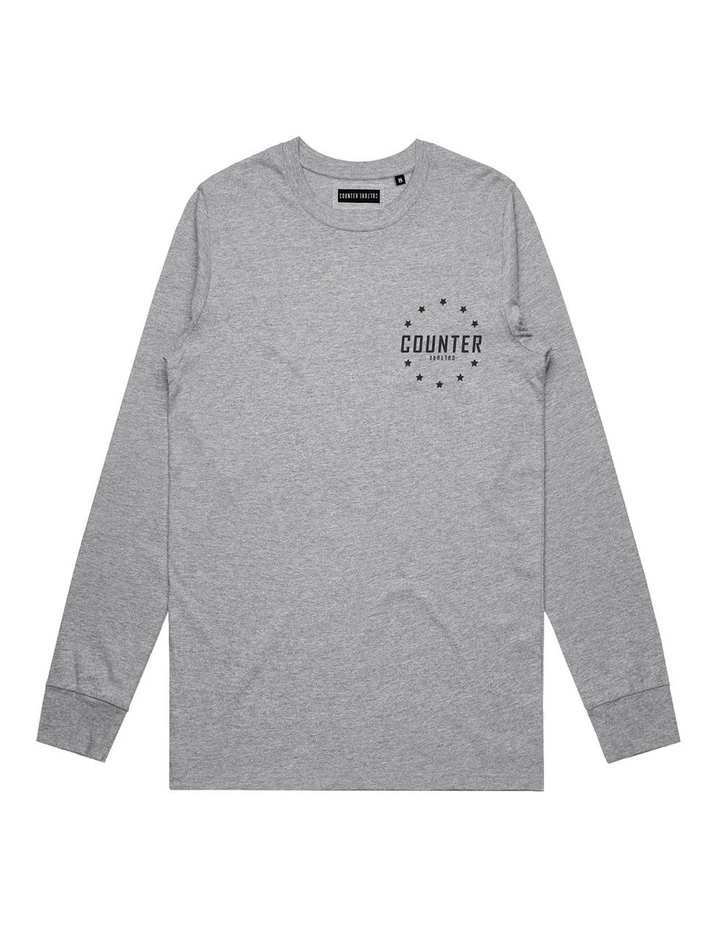 Polaris Long Sleeve - Youth in Marle Grey image 1