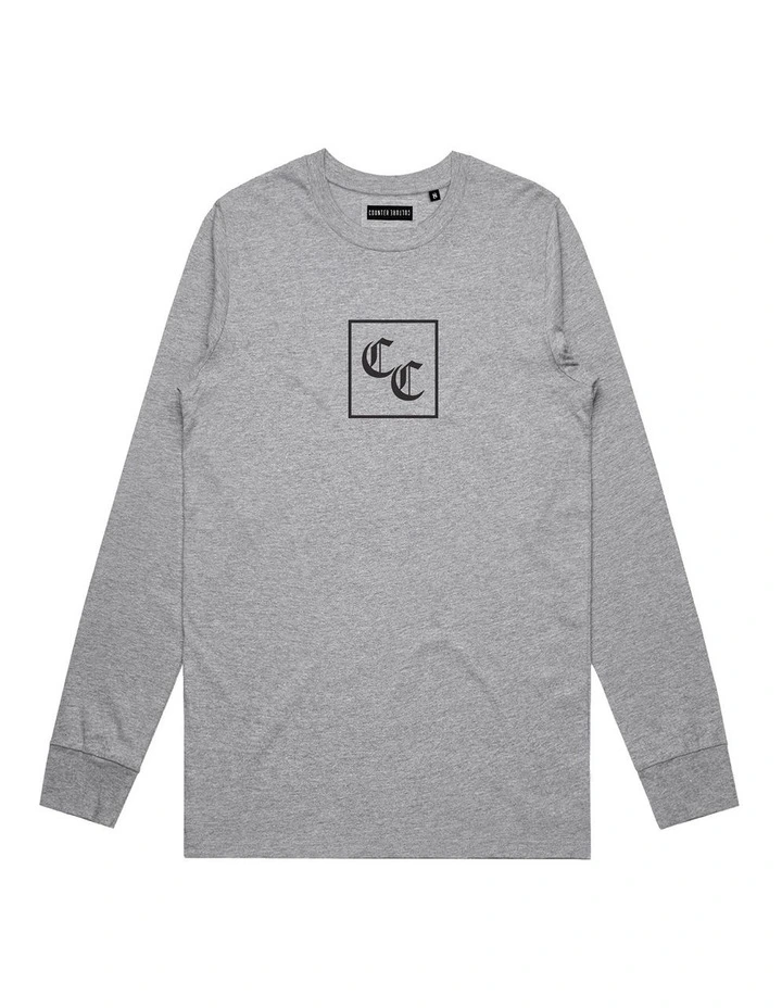 Celt Long Sleeve - Youth in Marle Grey image 1