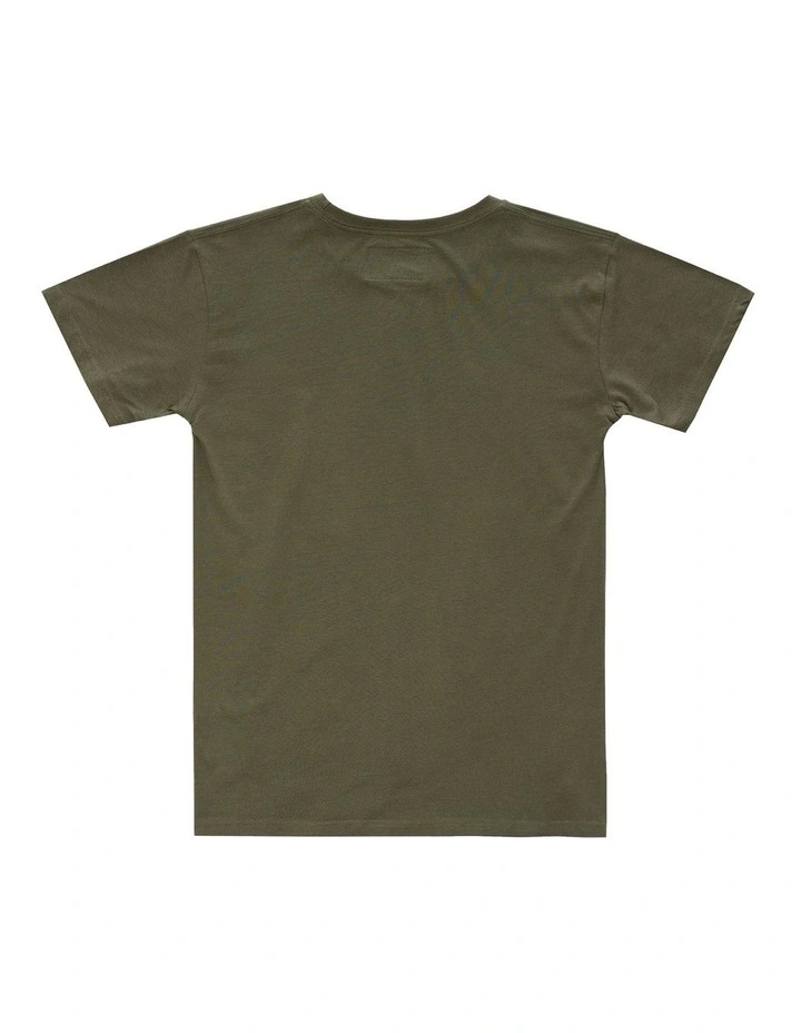 Weekender Tee - Youth in Olive image 2