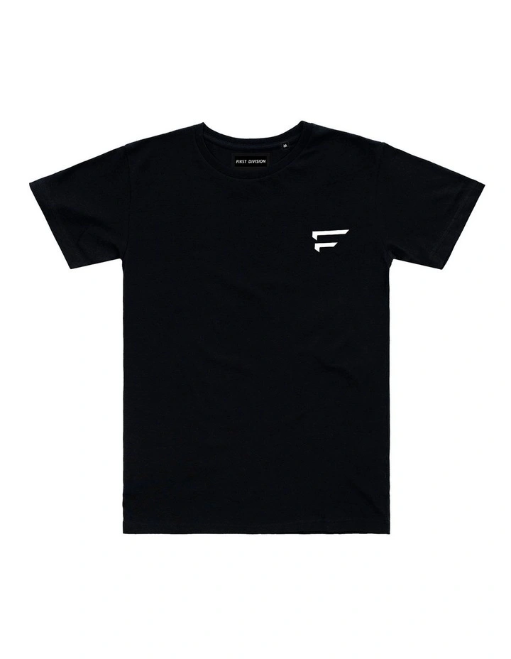 Performance Crest Tee - Youth in Black image 1