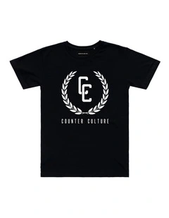 Garland Logo Tee - Youth in Black