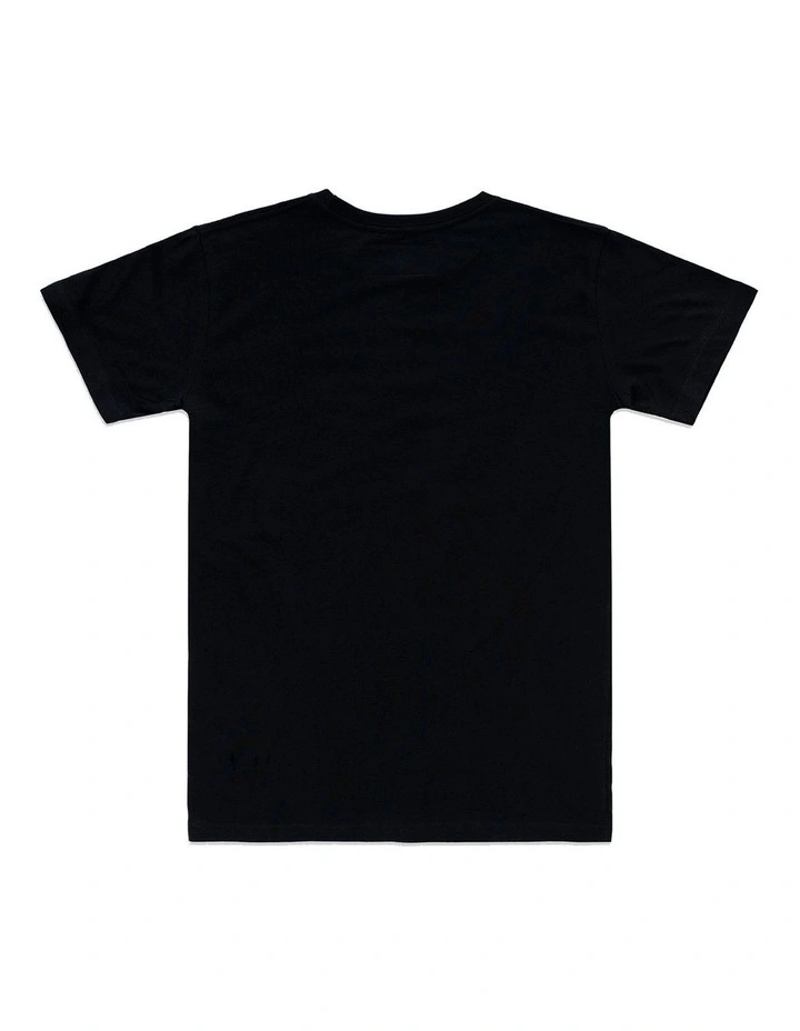 Garland Logo Tee - Youth in Black image 2