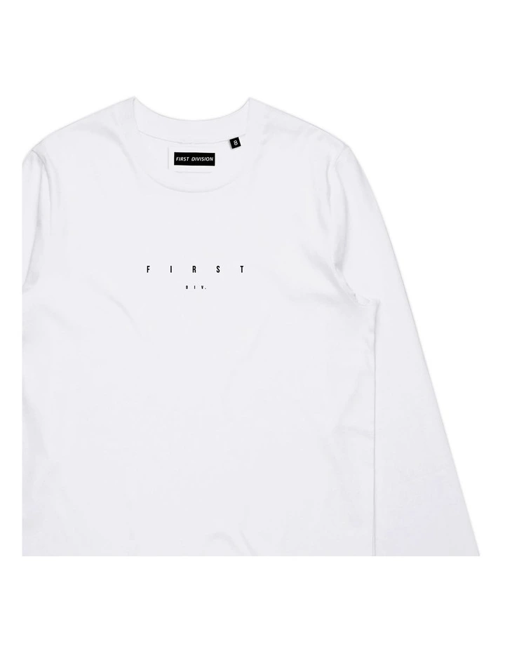 Stature Long Sleeve - Youth in White image 3