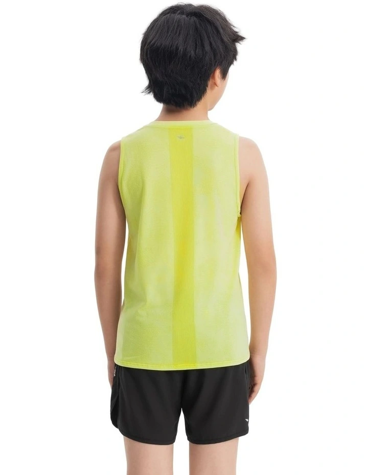 Kiprun Kids Running Tank Top 900 Lime Green image 2