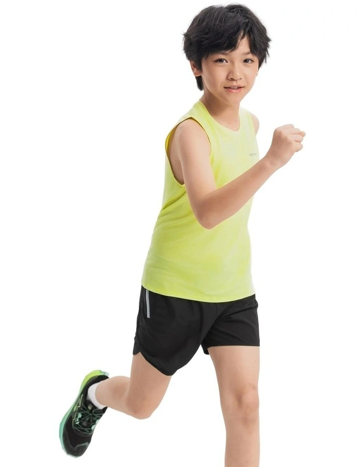 Kiprun Kids Running Tank Top 900 Lime Green image 3