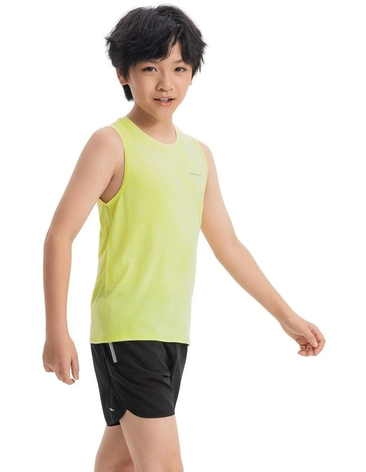 Kiprun Kids Running Tank Top 900 Lime Green image 4