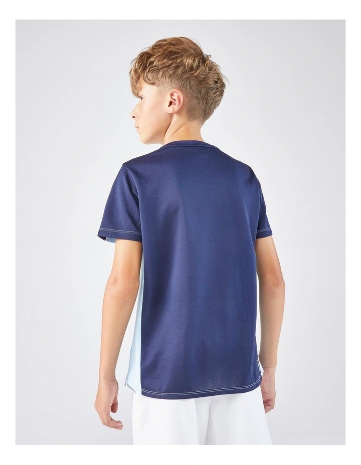 Kids' Tennis Crew-Neck T-Shirt Dry - Blue image 2