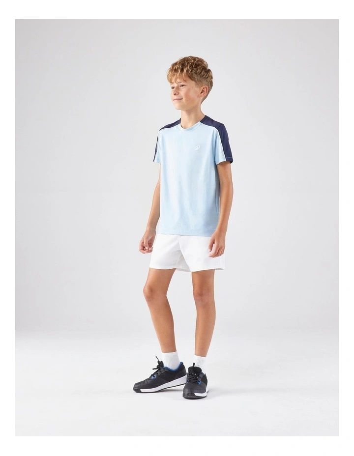 Kids' Tennis Crew-Neck T-Shirt Dry - Blue image 4