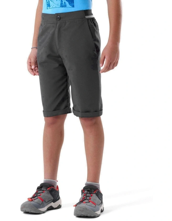 Decathlon - Kids Hiking Shorts - MH100 Age 7-15 - Dark grey image 1