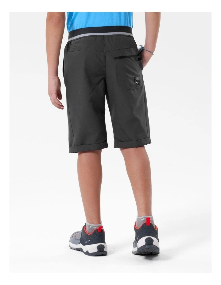 Decathlon - Kids Hiking Shorts - MH100 Age 7-15 - Dark grey image 2