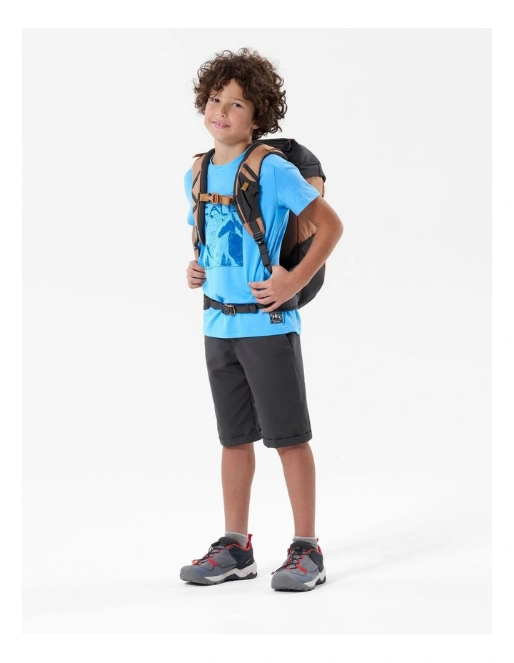 Decathlon - Kids Hiking Shorts - MH100 Age 7-15 - Dark grey image 3