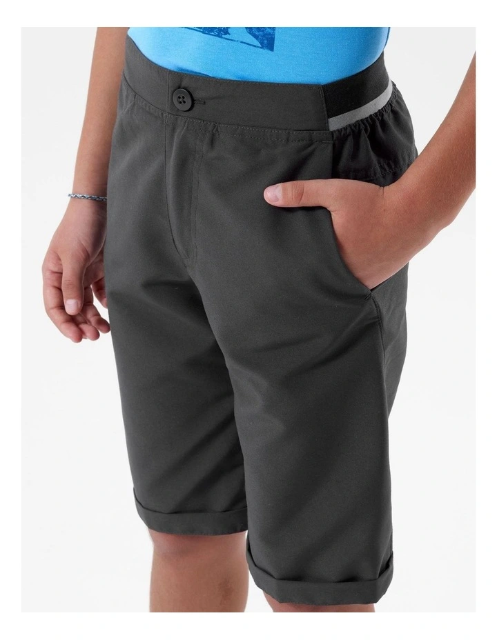 Decathlon - Kids Hiking Shorts - MH100 Age 7-15 - Dark grey image 6