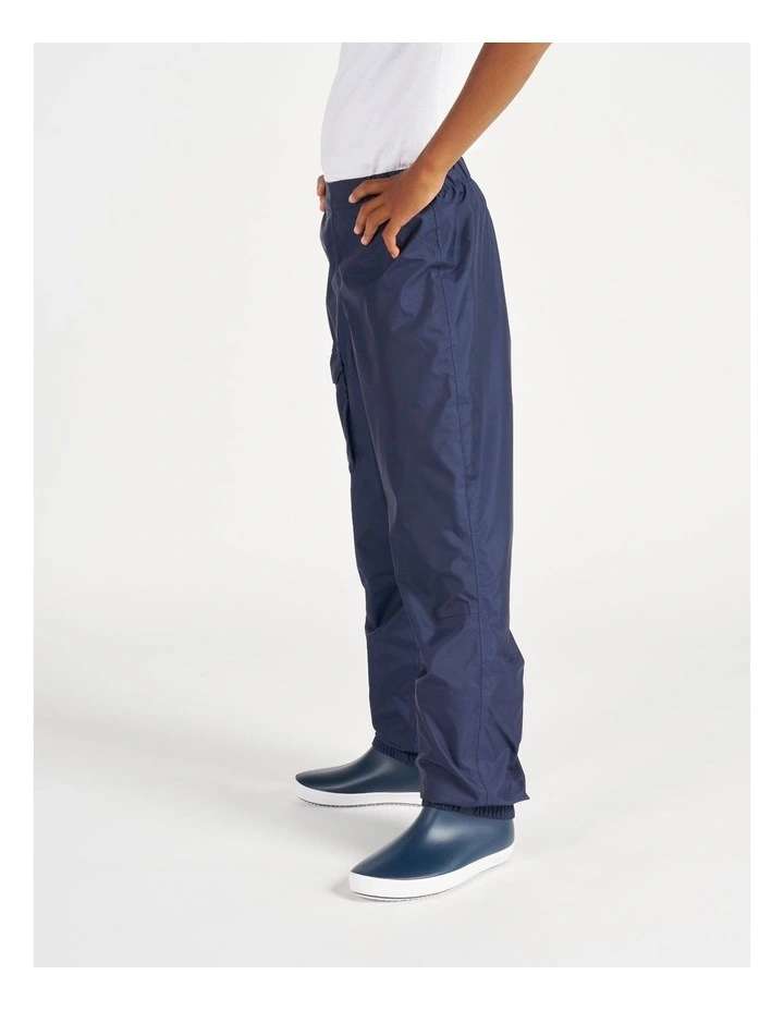 Decathlon - Kids' Overtrousers Sailing 100 Navy blue image 4