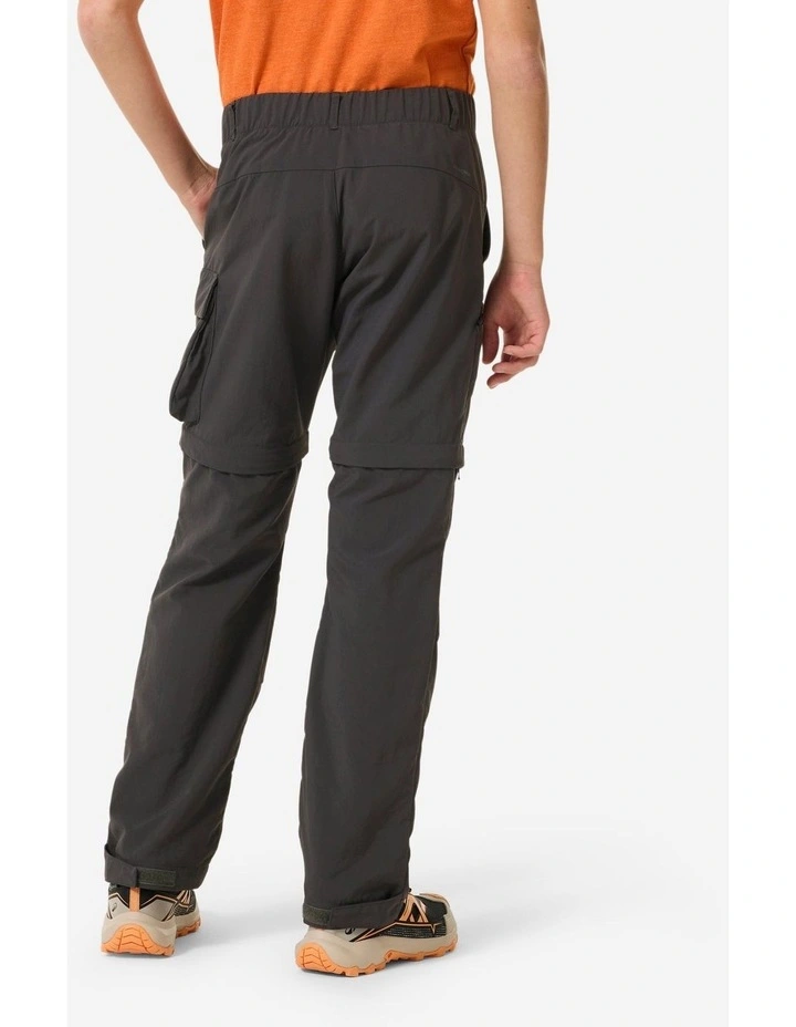 Decathlon - Kids convertible hiking trousers, MH500 TW - Grey image 2