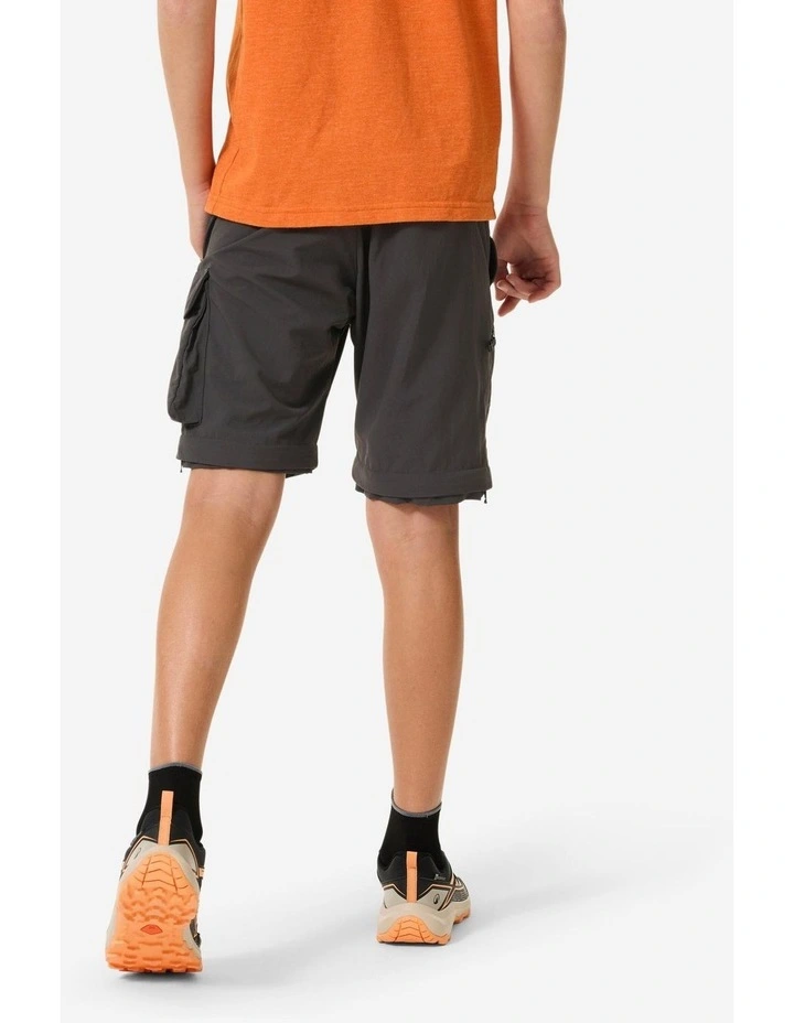 Decathlon - Kids convertible hiking trousers, MH500 TW - Grey image 5