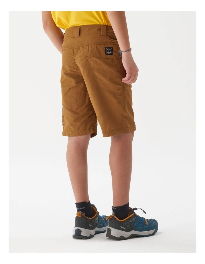 Decathlon - Kids hiking shorts, 7-15 years, MH500 - Brown image 2