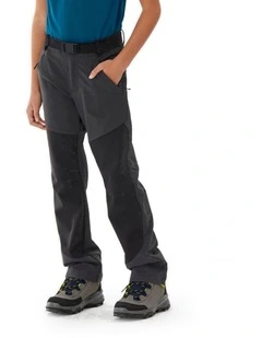 Decathlon - Kids softshell hiking trousers, 7-15 years, MH900 - Grey/Black