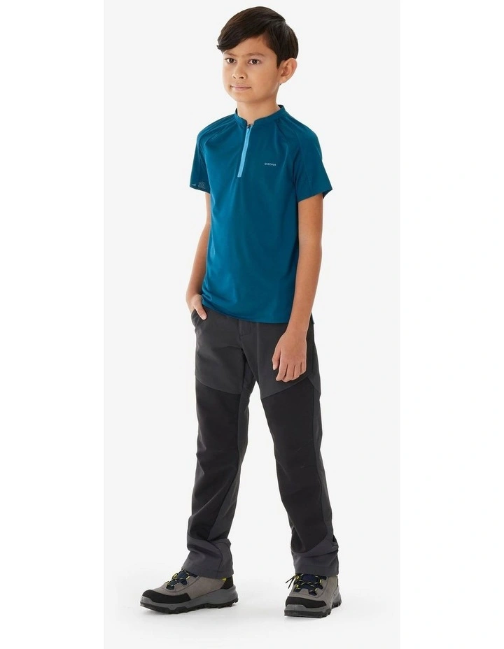 Decathlon - Kids softshell hiking trousers, 7-15 years, MH900 - Grey/Black image 4