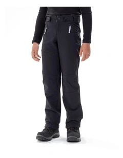 Decathlon - Kids warm softshell hiking trousers, 7-15 years, MH500 - Black