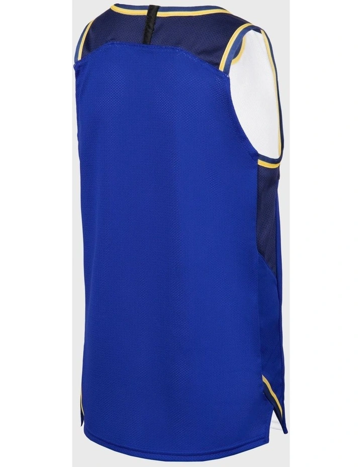 Decathlon - Kids' Reversible Sleeveless Basketball Jersey T500R - White/Blue image 7