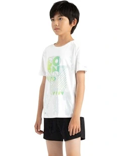 Decathlon - Kids' Running Breathable T-Shirt KIPRUN Dry  500 - White Yellow