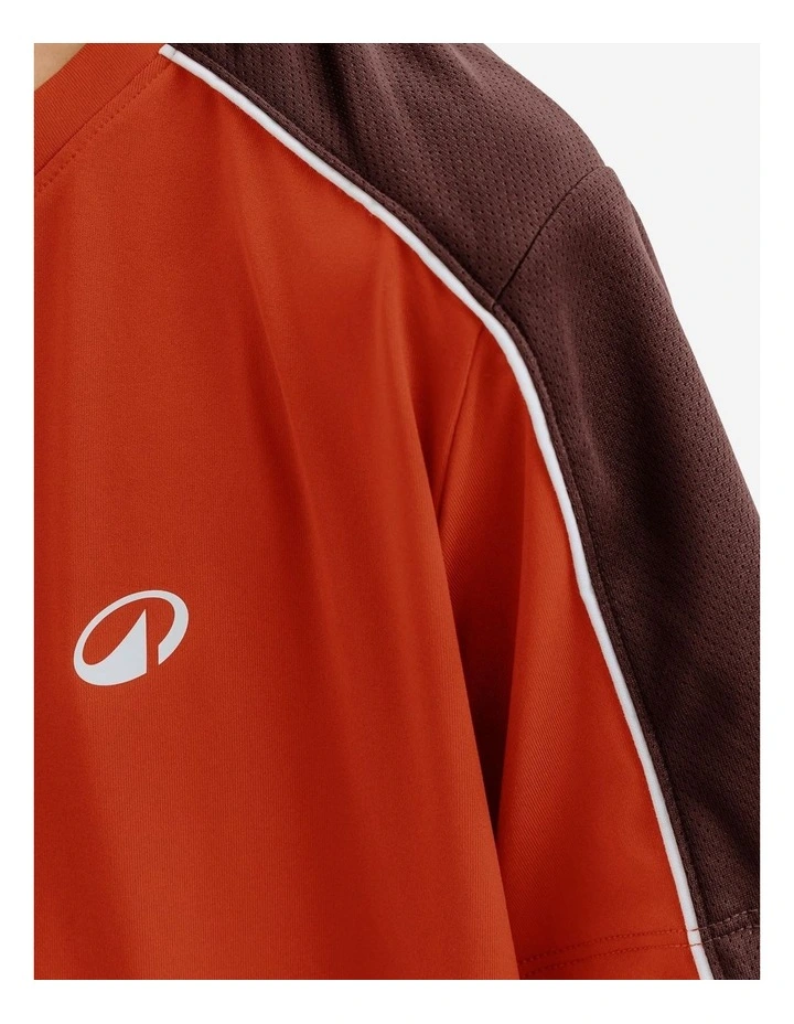 Kids' Crew-Neck Tennis T-Shirt TTS Dry JR - Brown image 5