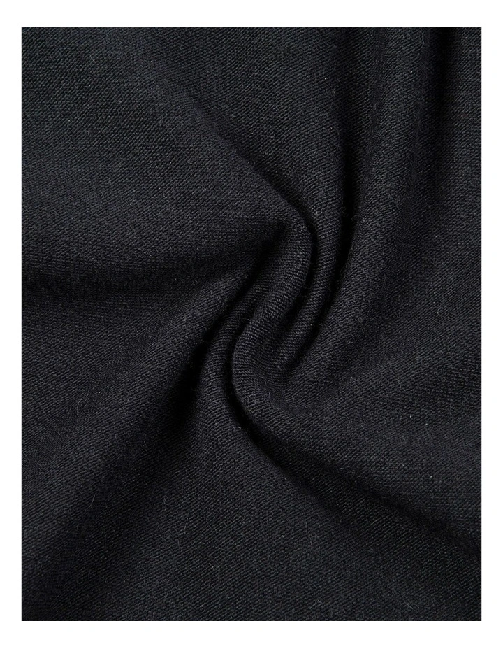 Decathlon - Kids' Loose-Fit Cotton Jogging Bottoms 500 - Black image 7
