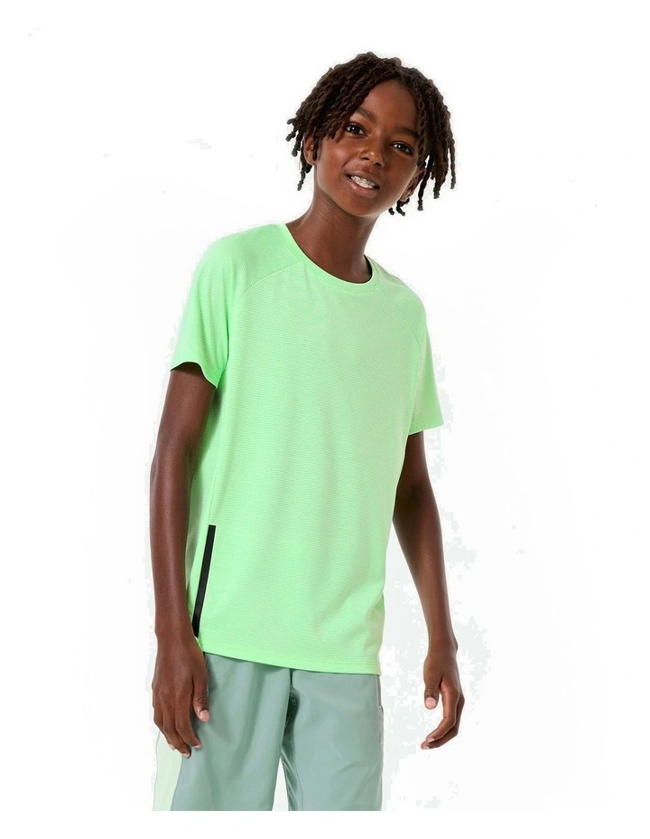 Decathlon - Kids' Breathable Technical T-Shirt - Green image 1