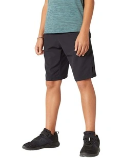 Decathlon - Boys' Breathable Synthetic Shorts W500 - Black