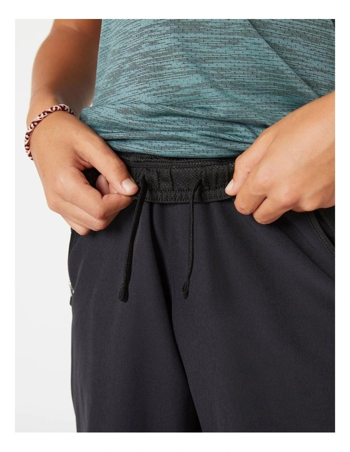 Decathlon - Boys' Breathable Synthetic Shorts W500 - Black image 5